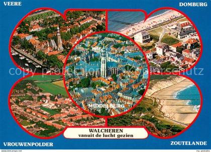 Walcheren Veere Domburg Vrouwenpolder Middelburg Zoutelande luchtfoto