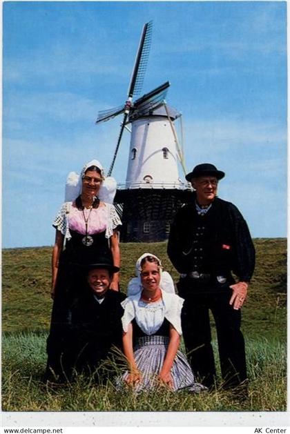 Westkapelle Windmühle, Van Leer's AKU1 Trachten Niederlande / Hollandkin... - 20052351