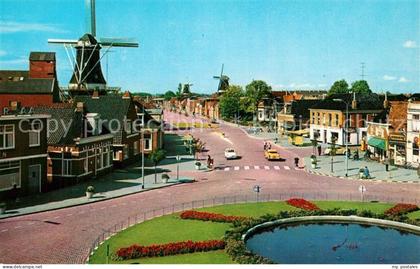 Winschoten Nassaustraat Moldens Strassenpartie Windmuehlen