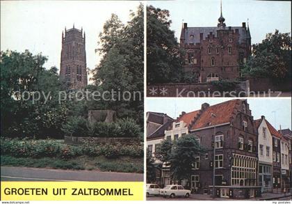 Zaltbommel Kirche und Strassenpartie