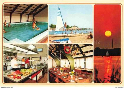 Zeewolde Flevoland NL Recreatiecentrum Zeewolde Hallenbad Kueche Gastraeume Stra