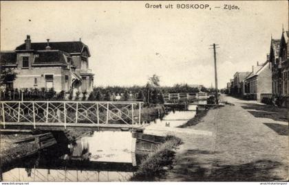 CPA Boskoop Alphen aan den Rijn Südholland Niederlande, Zijde