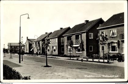 CPA Waddinxveen Südholland, Stationsstraat