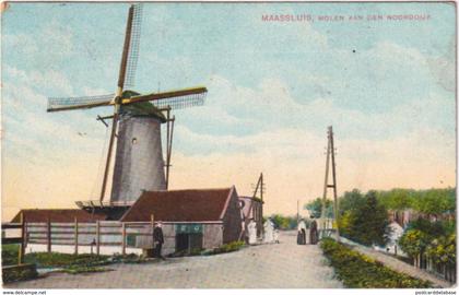 Maassluis - Molen aan den Noorddijk - & windmill