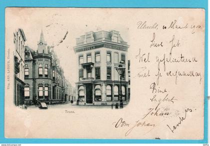 NEDERLAND prentbriefkaart Trans 1900 Utrecht naar Drachten