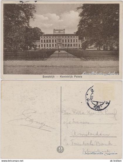 Postkaart Soestdijk-Baarn Partie am Schloß 1931