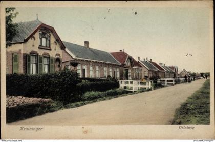CPA Kruiningen Zeeland Niederlande, Grintweg