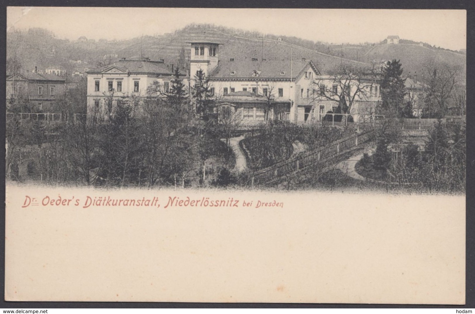 "Niederlössnitz", Diätkuranstalt, ca. 1915