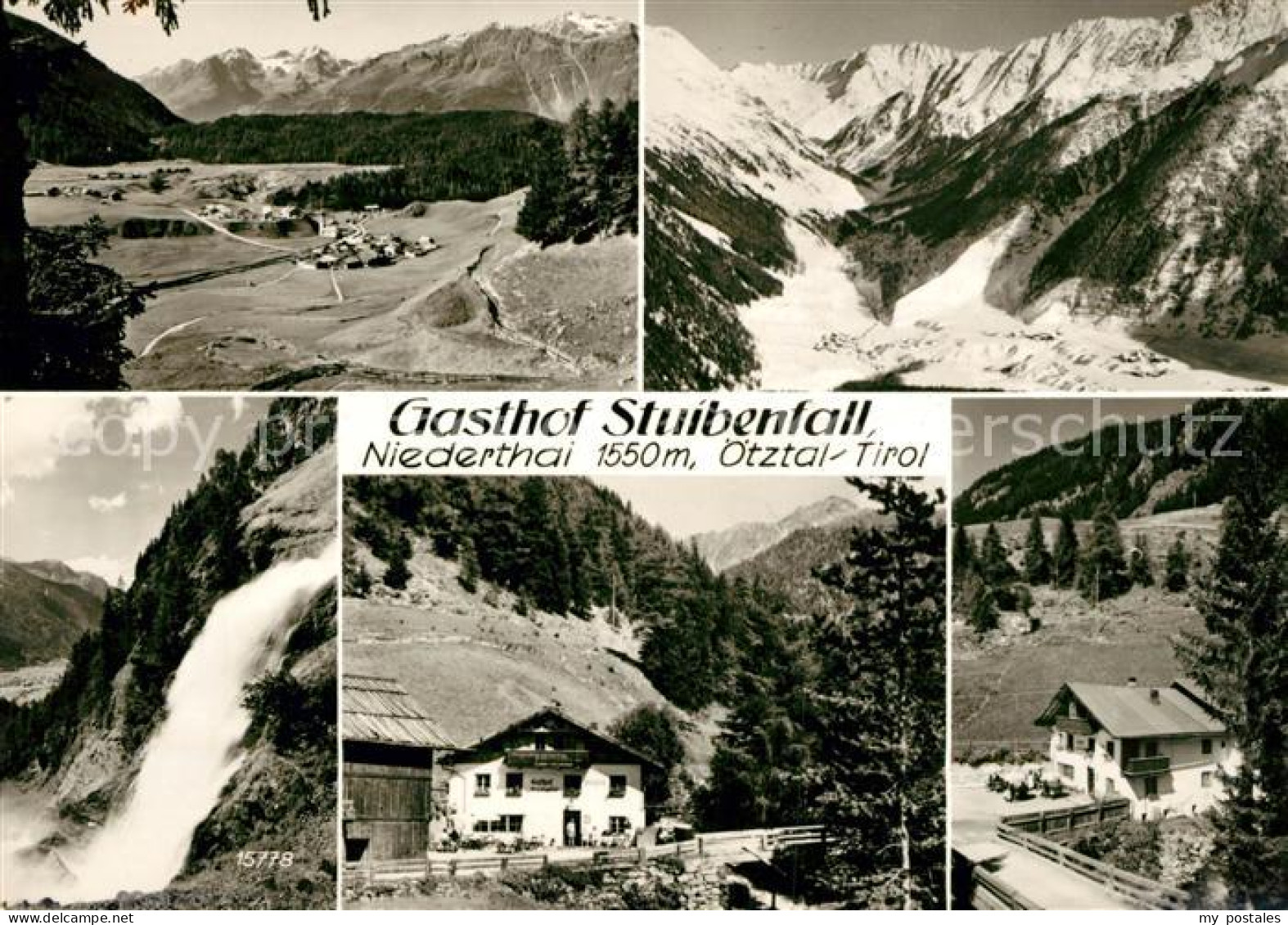 Niederthai Umhausen Tirol Gasthof Stuibenfall