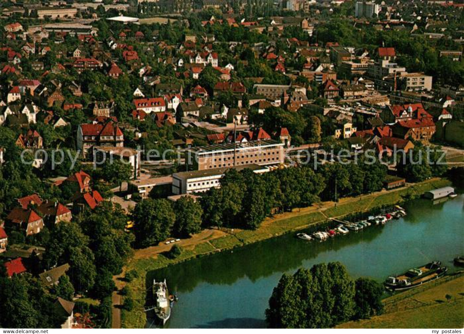 Nienburg Weser Fliegeraufnahme