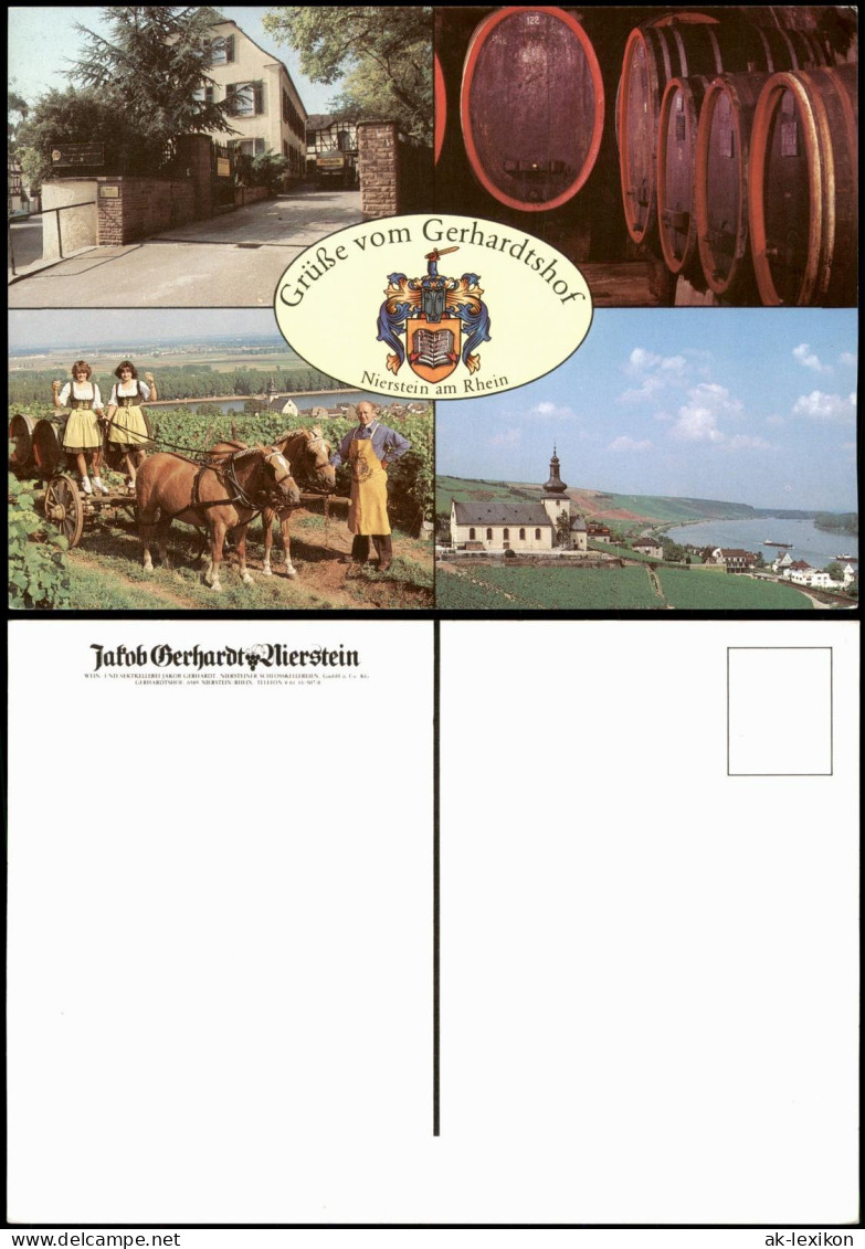 Nierstein Jakob Gerhardt Nierstein WEIN UND SEKTKELLEREI - NIERSTEIN RHEIN 1990
