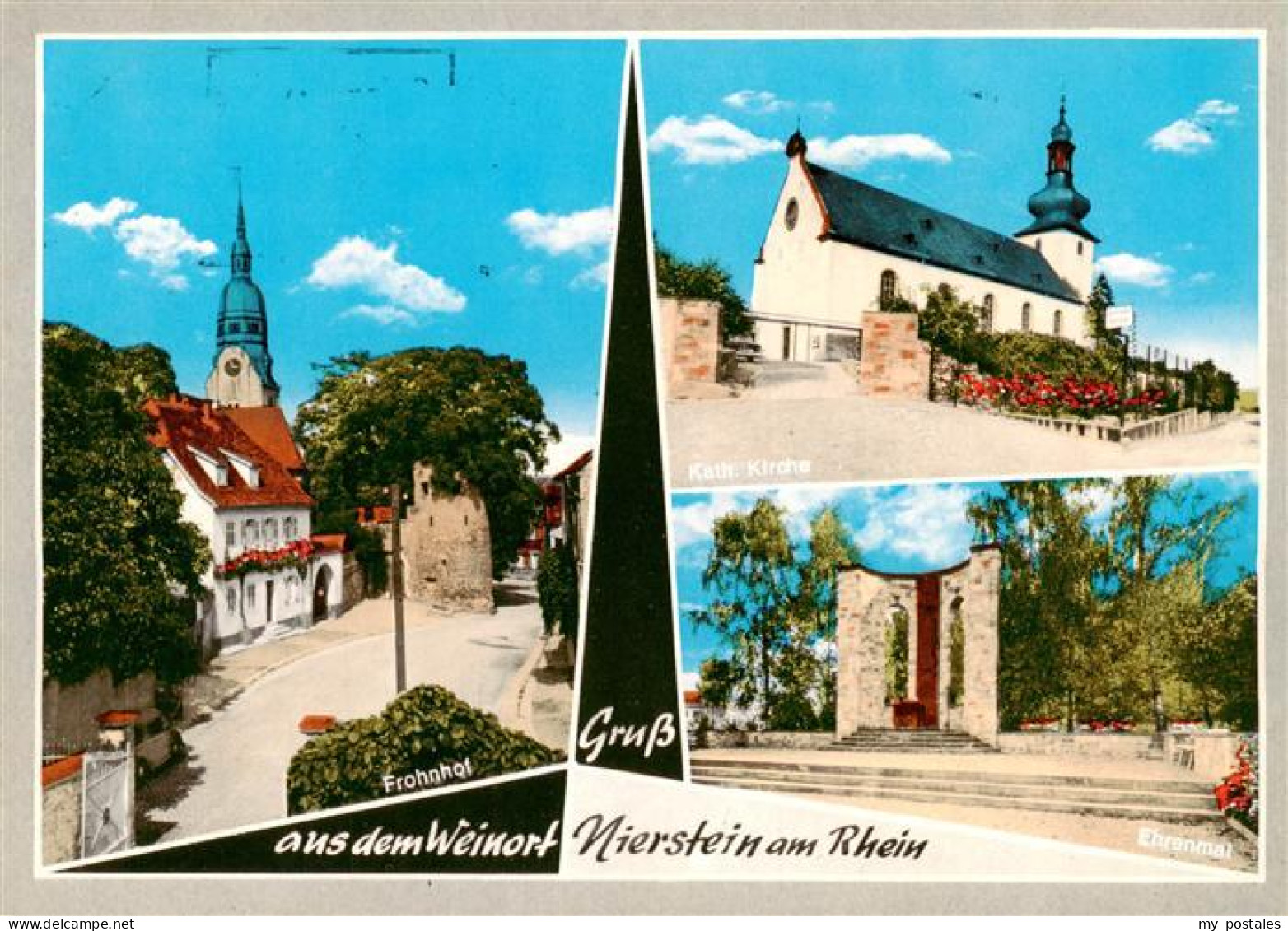 Nierstein Rhein Frohnhof Kath Kirche Ehrenmal