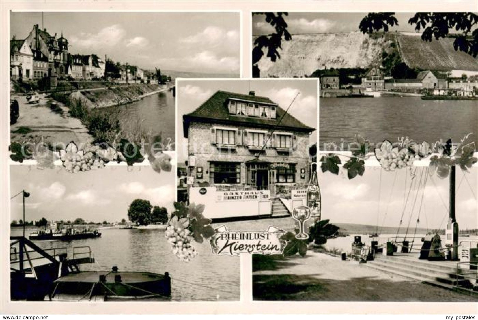 Nierstein Rhein Gasthaus Rheinlust Rheinterrasse