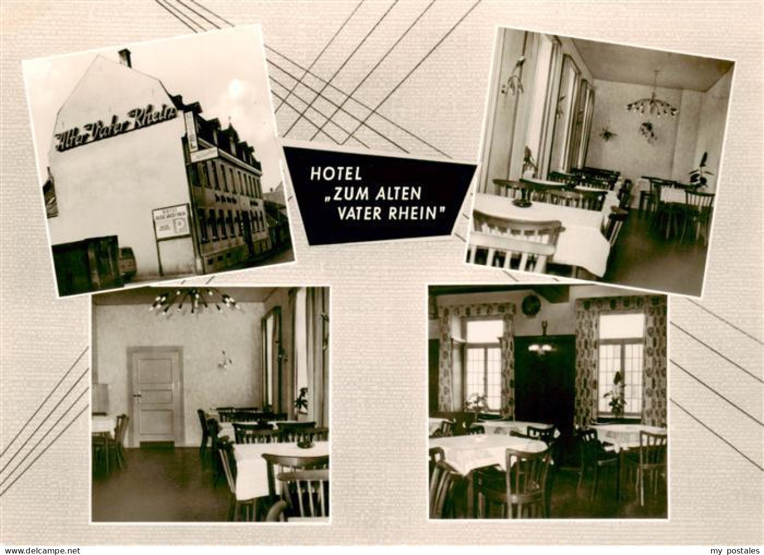 Nierstein Rhein Hotel Zum alten Vater Rhein Restaurant