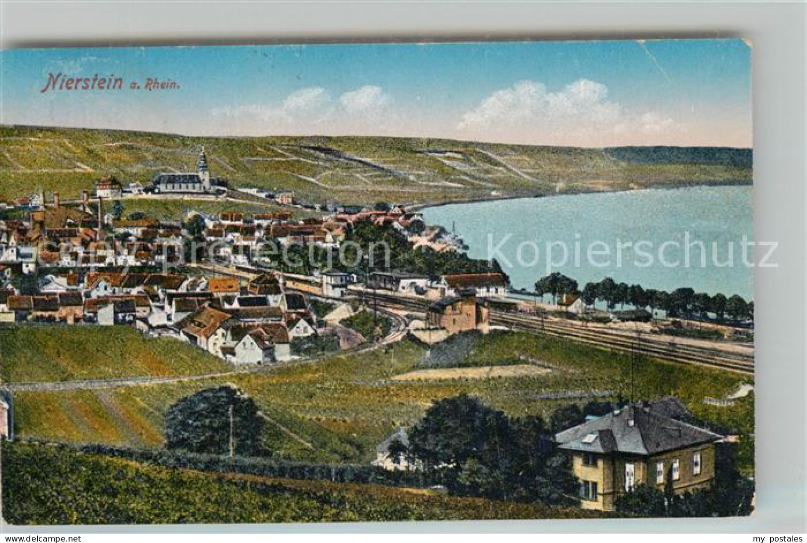 Nierstein Rhein Panorama