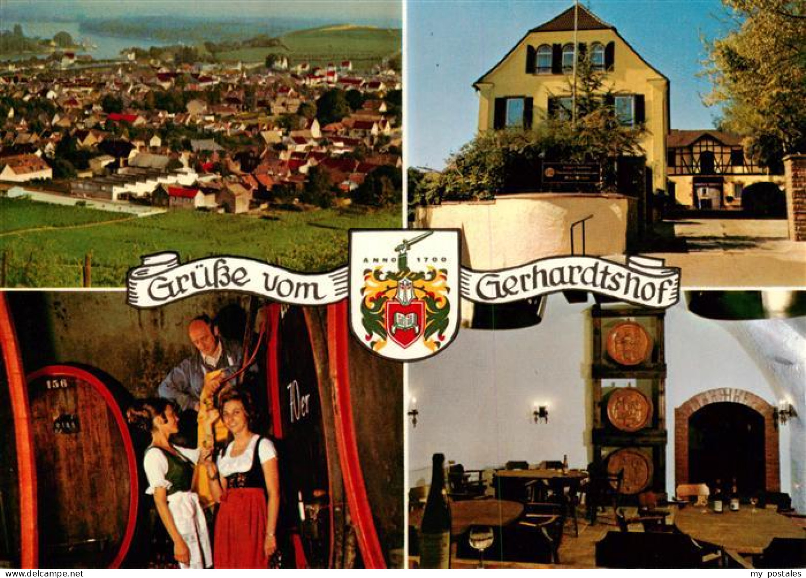 Nierstein Rhein Panorama Gerhardtshof Niersteiner Schlosskellereien Holzfass Pro