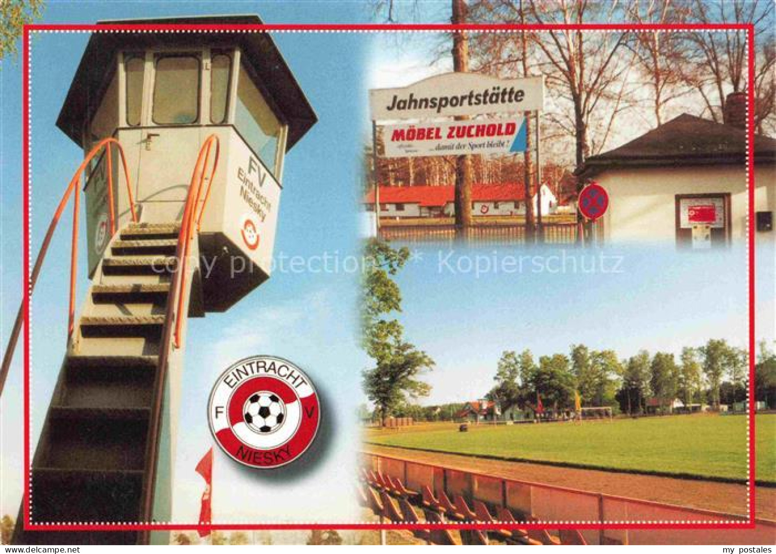 Niesky Oberlausitz Sachsen Jahnsportstaette FV Eintracht Niesky Fussballstadion