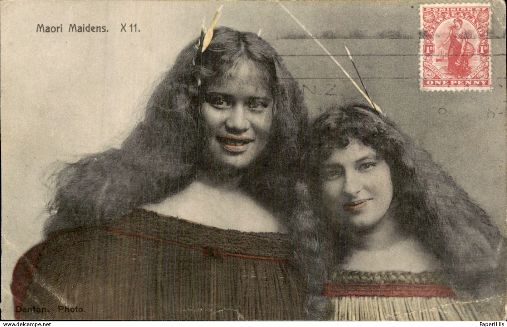 Nieuw-Zeeland New Zealand - Maori Maidens. X 11.