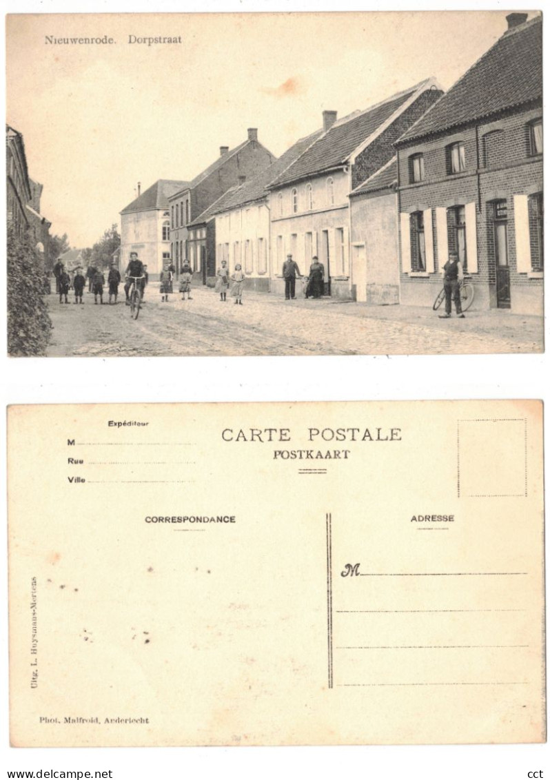 Nieuwenroden  Kapelle-op-den-Bos    Dorpstraat     Uitg Huysmans-Mertens Phot Malfroid Anderlecht