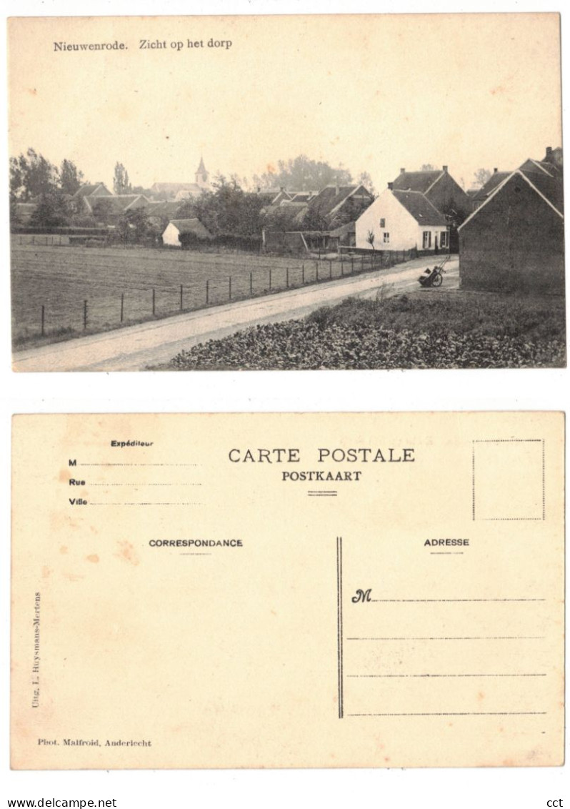 Nieuwenroden  Kapelle-op-den-Bos     Zicht op het dorp    Uitg Huysmans-Mertens Phot Malfroid Anderlecht