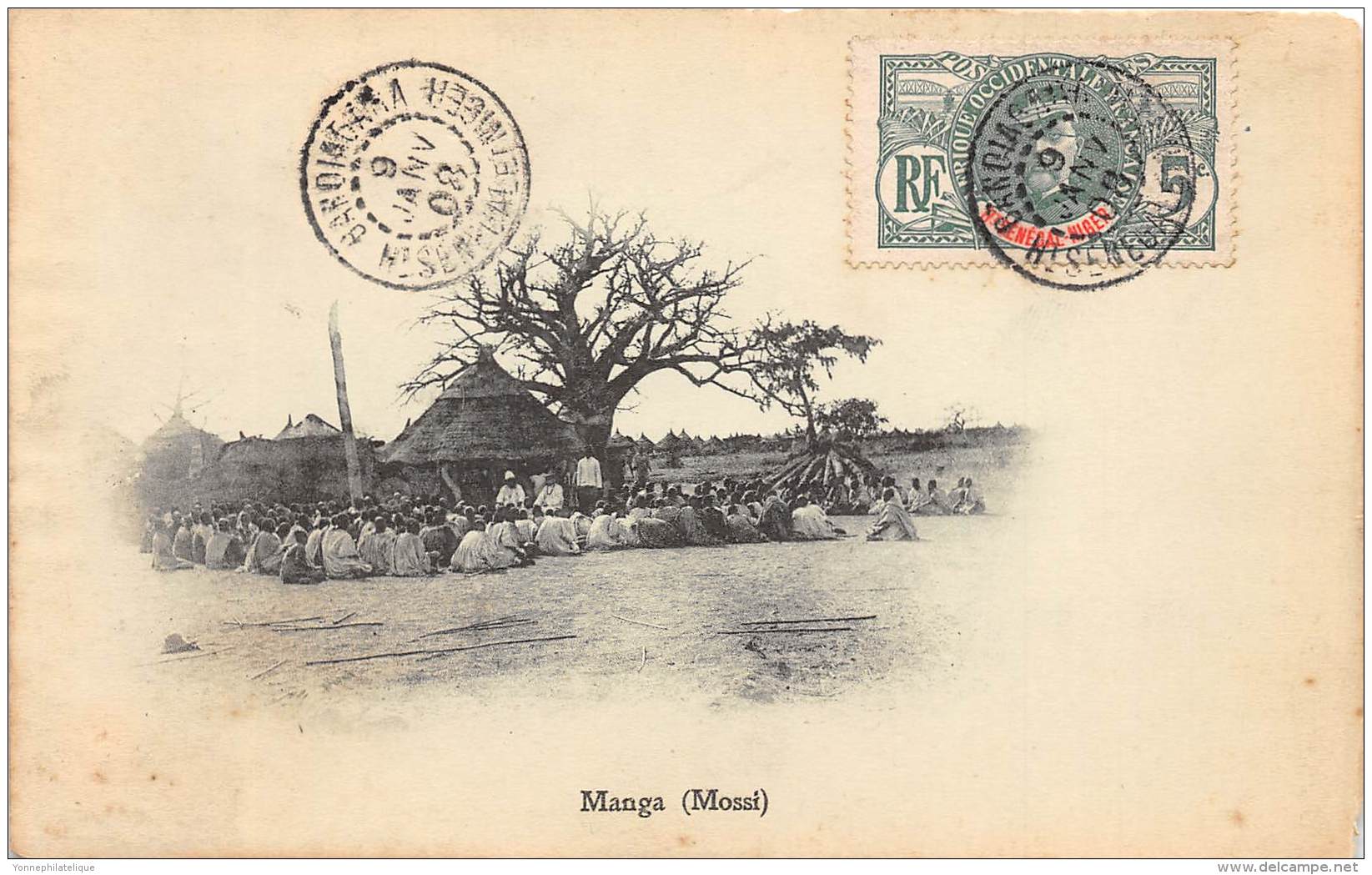 NIGER / Manga - Mossi - Belle oblitération