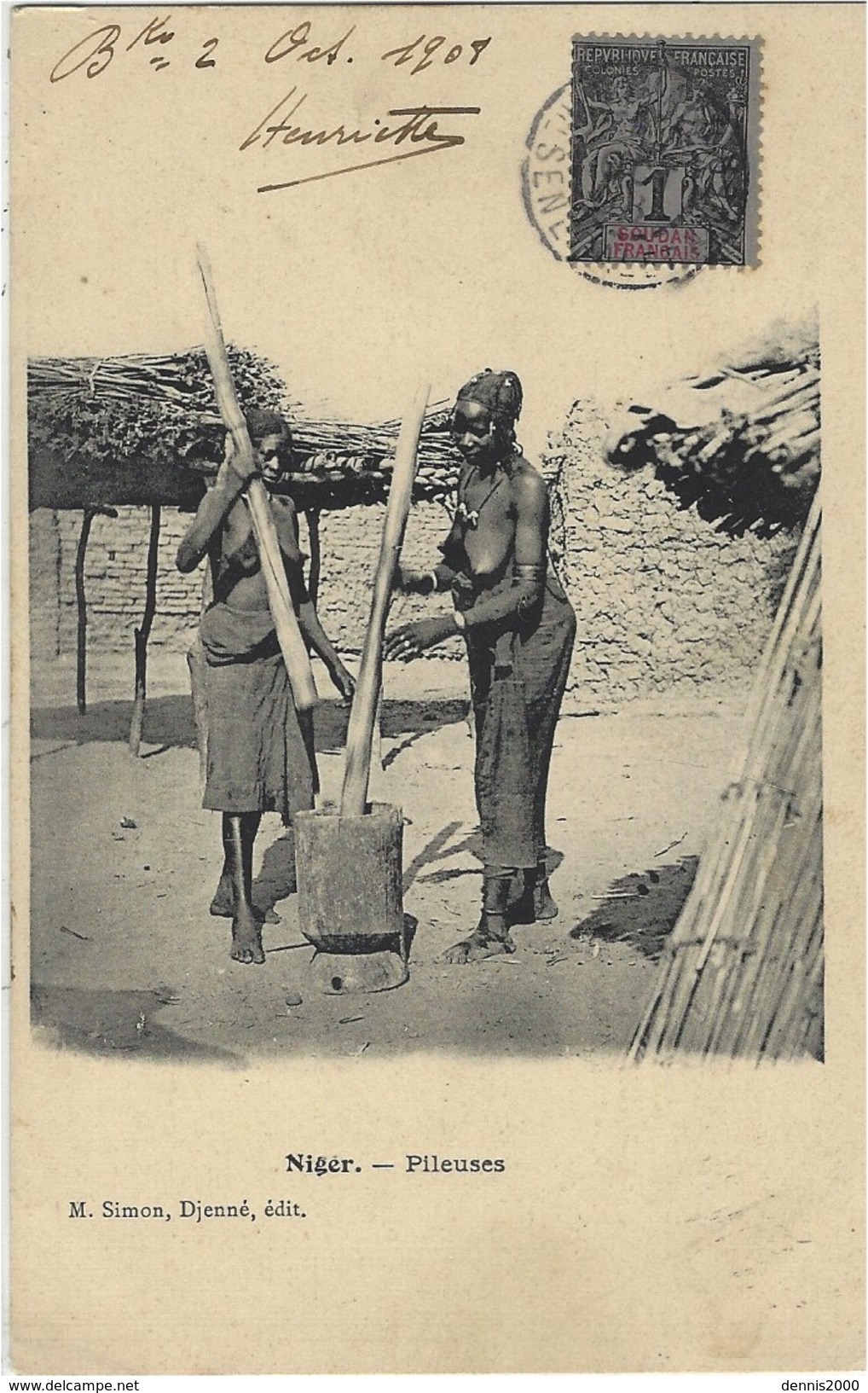 NIGER - Pileuses  -ed. M.Simon