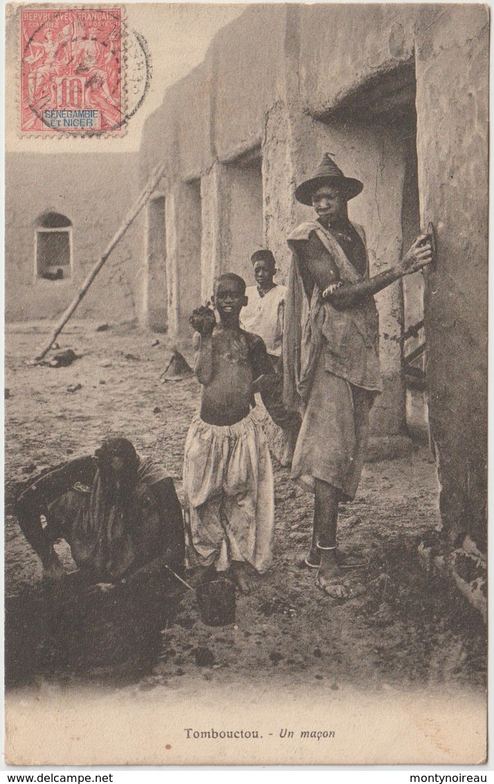 Niger : Tombouctou , un maçon