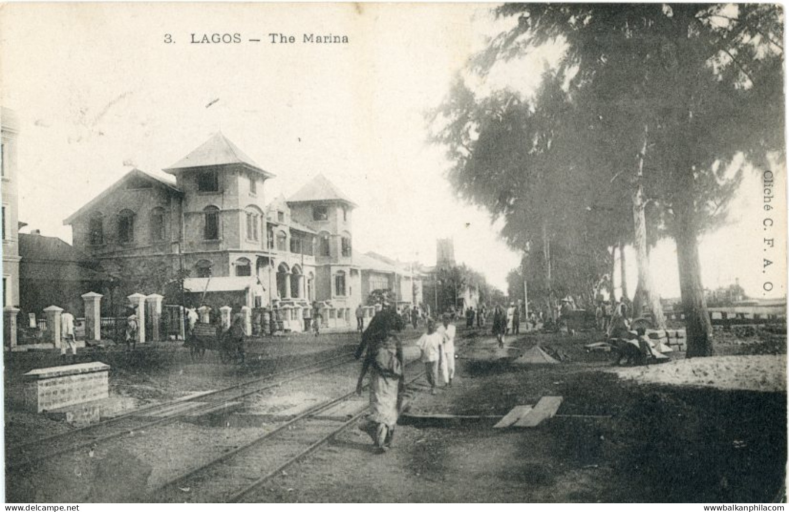Nigeria Lagos Marina 1908 to London