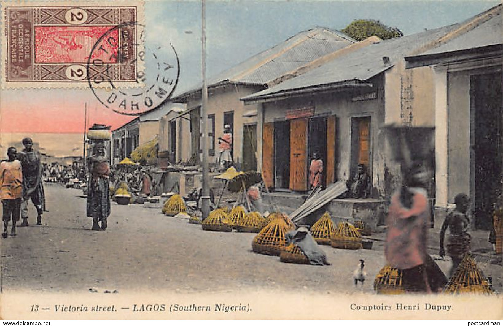 Nigeria - LAGOS - Victoria Street - Publ. Comptoirs Henri Dupuy 13