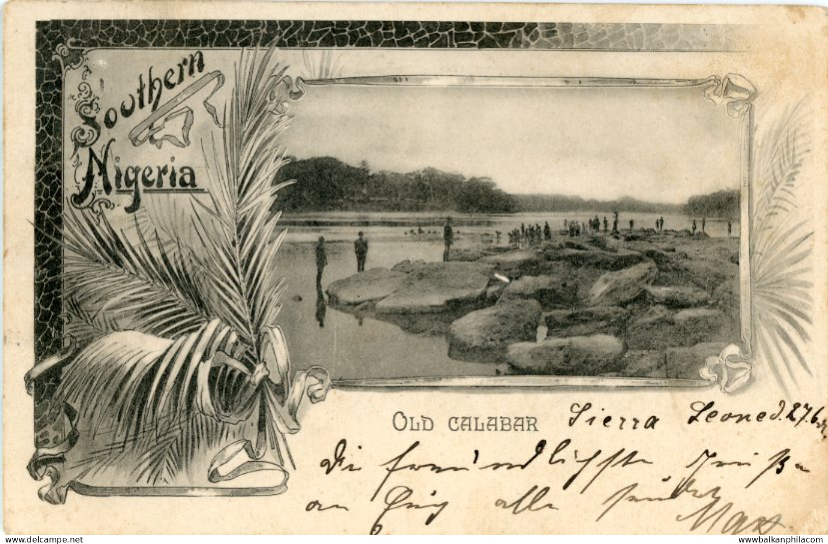 Nigeria Old Calabar 1901 to Bant Germany