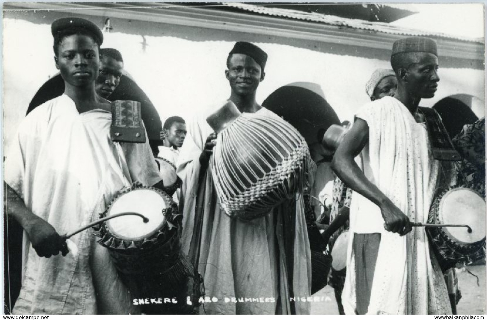 Nigeria Shekere and Avo Drummers photocard