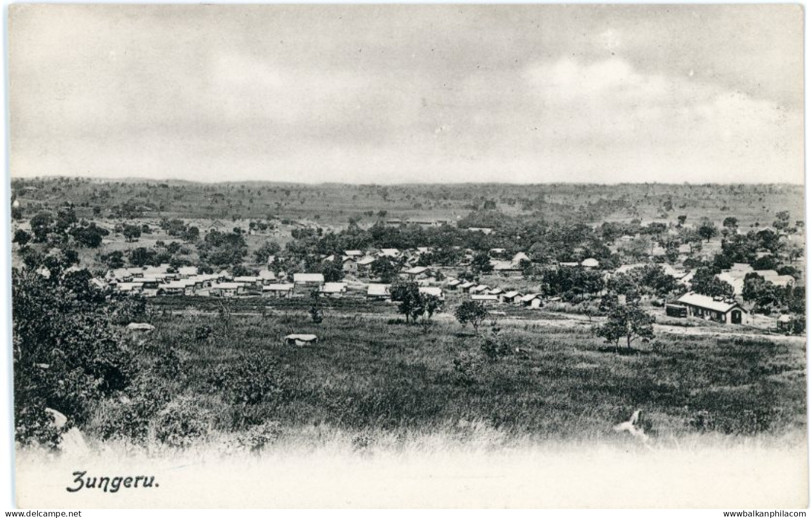 Nigeria Zungeru postcard