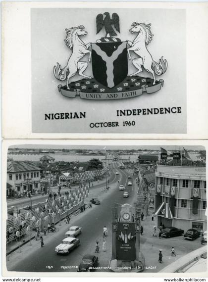 Nigeria 1960 Independence 6 Photocards