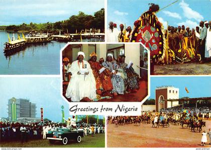 Nigeria - LAGOS - Greetings from Nigeria - POSTCARD SIZE 15 cm x 10 cm (4" x 6") - Publ. Viewcards 142
