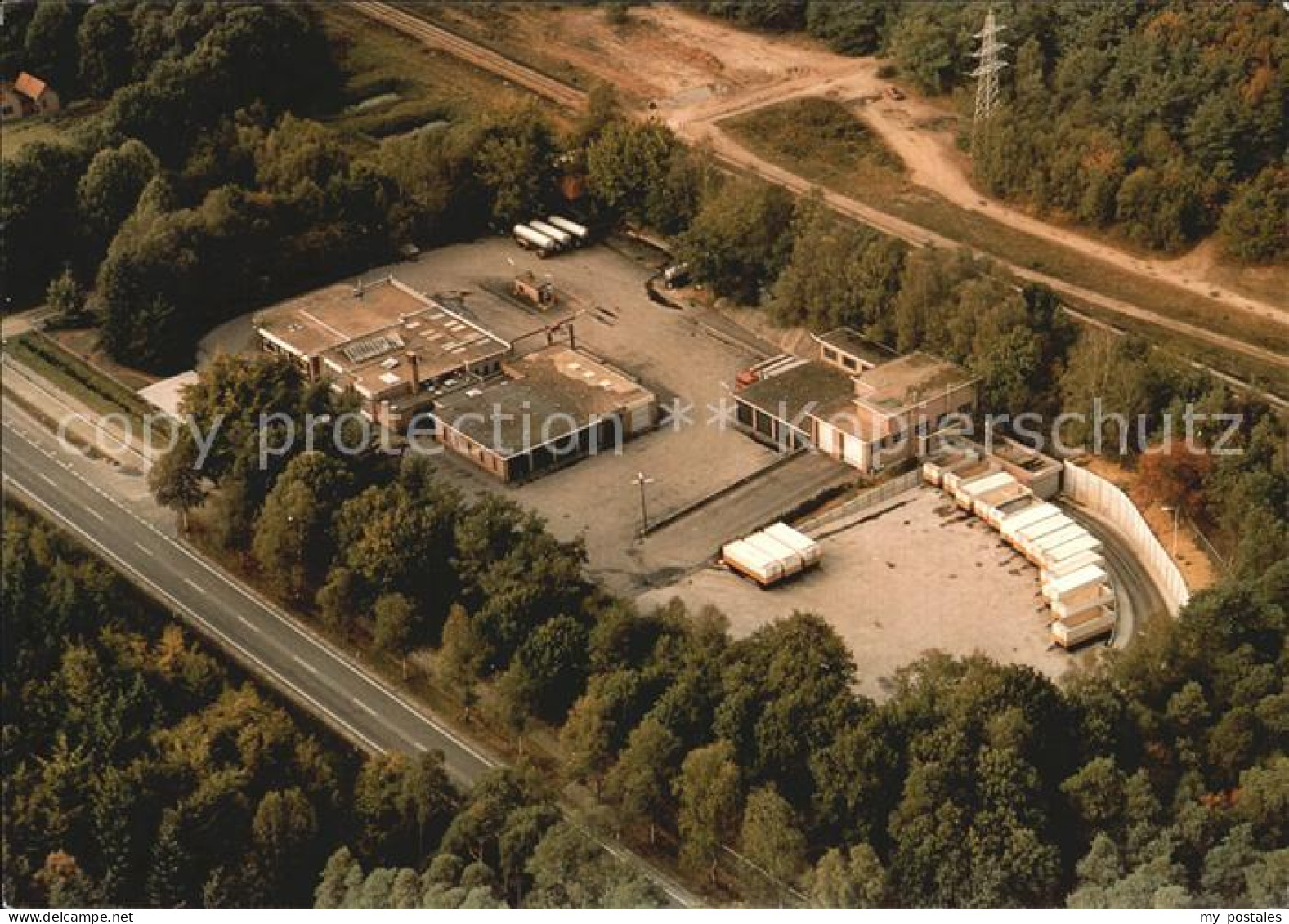 Nijverdal BV Ned Thermo Chem Fabr Overlaadstation Fliegeraufnahme