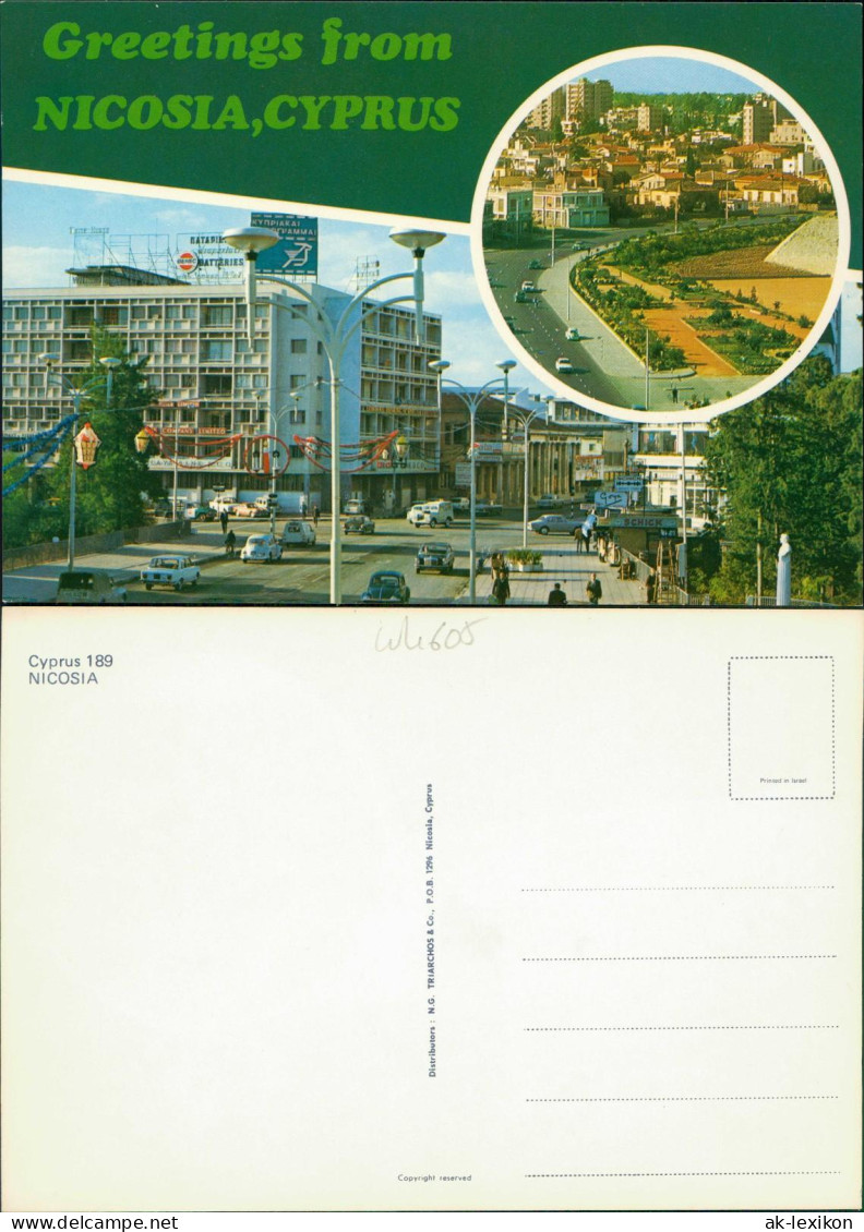 Nikosia Λευκωσία / Lefkoşa Greetings from NICOSIA CYPRUS  Mehrbild-AK 1970