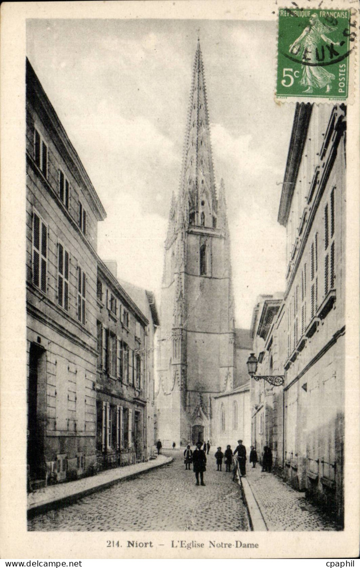 Niort CPA L'eglise Notre Dame