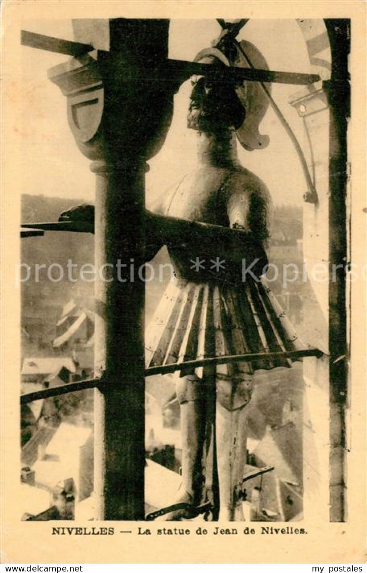 Nivelles La statue de Jean de Nivelles