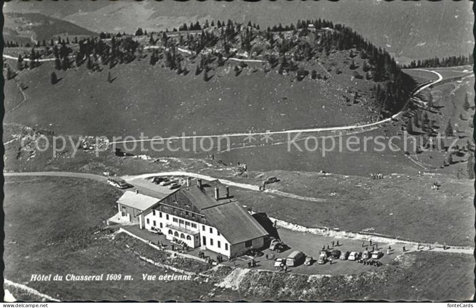 Nods BE Hotel du Chasseral Fliegeraufnahme