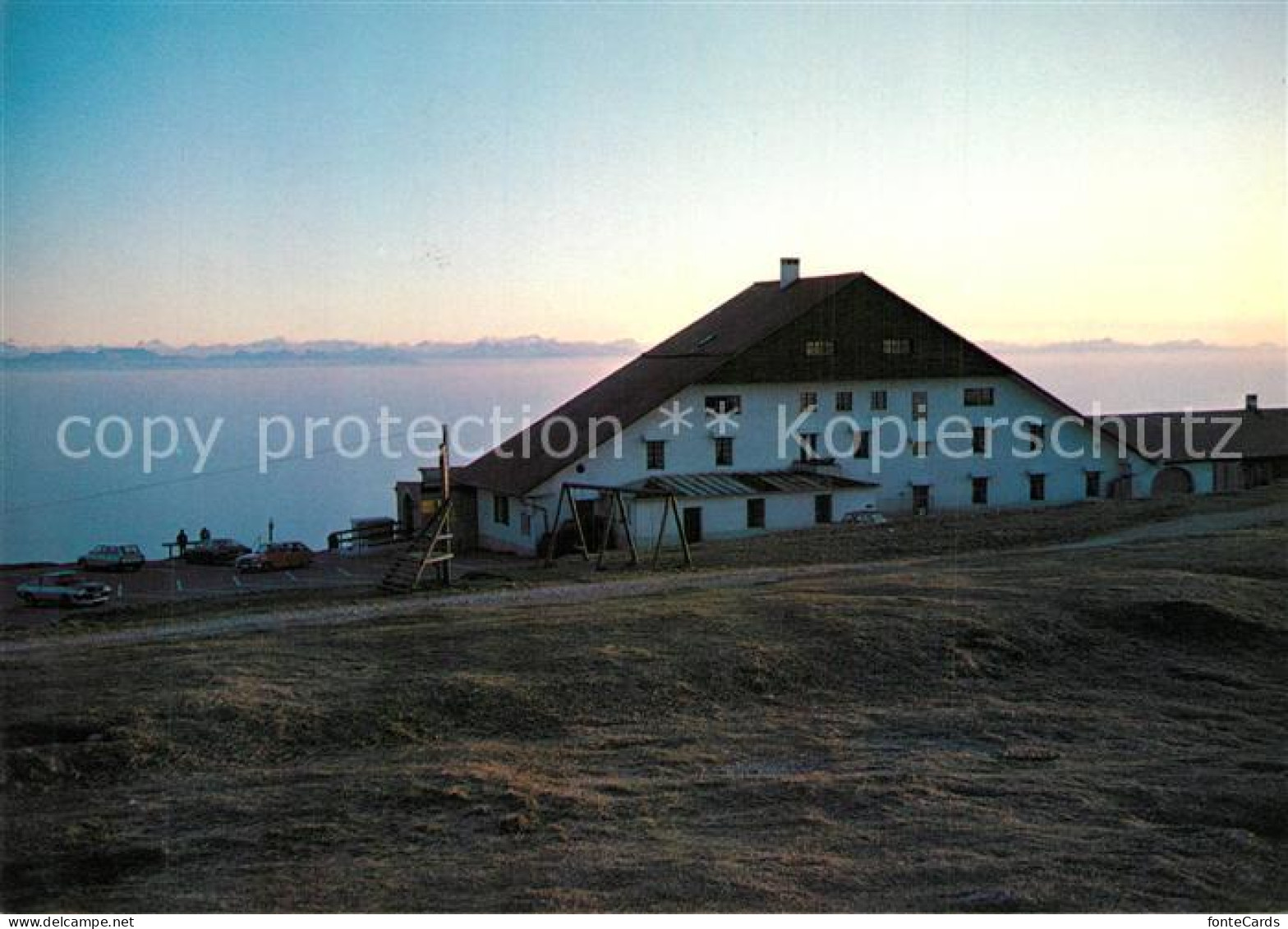 Nods BE Hotel du Chasseral Nebelmeer Alpenkette