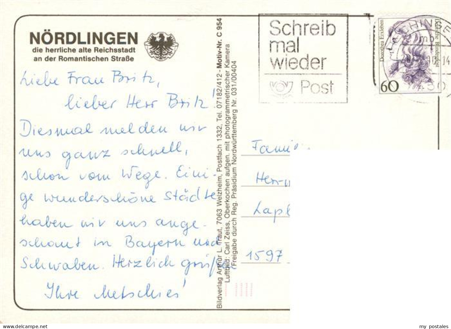 Noerdlingen Fliegeraufnahme