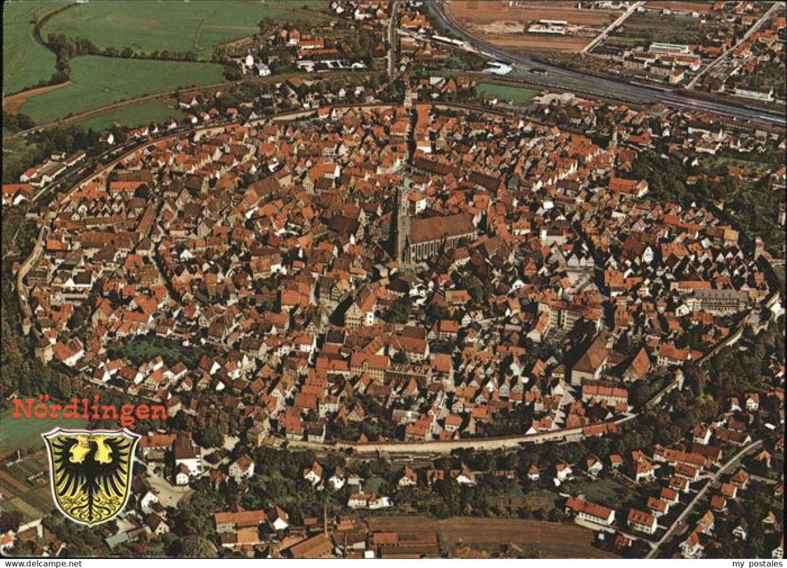 Noerdlingen Fliegeraufnahme