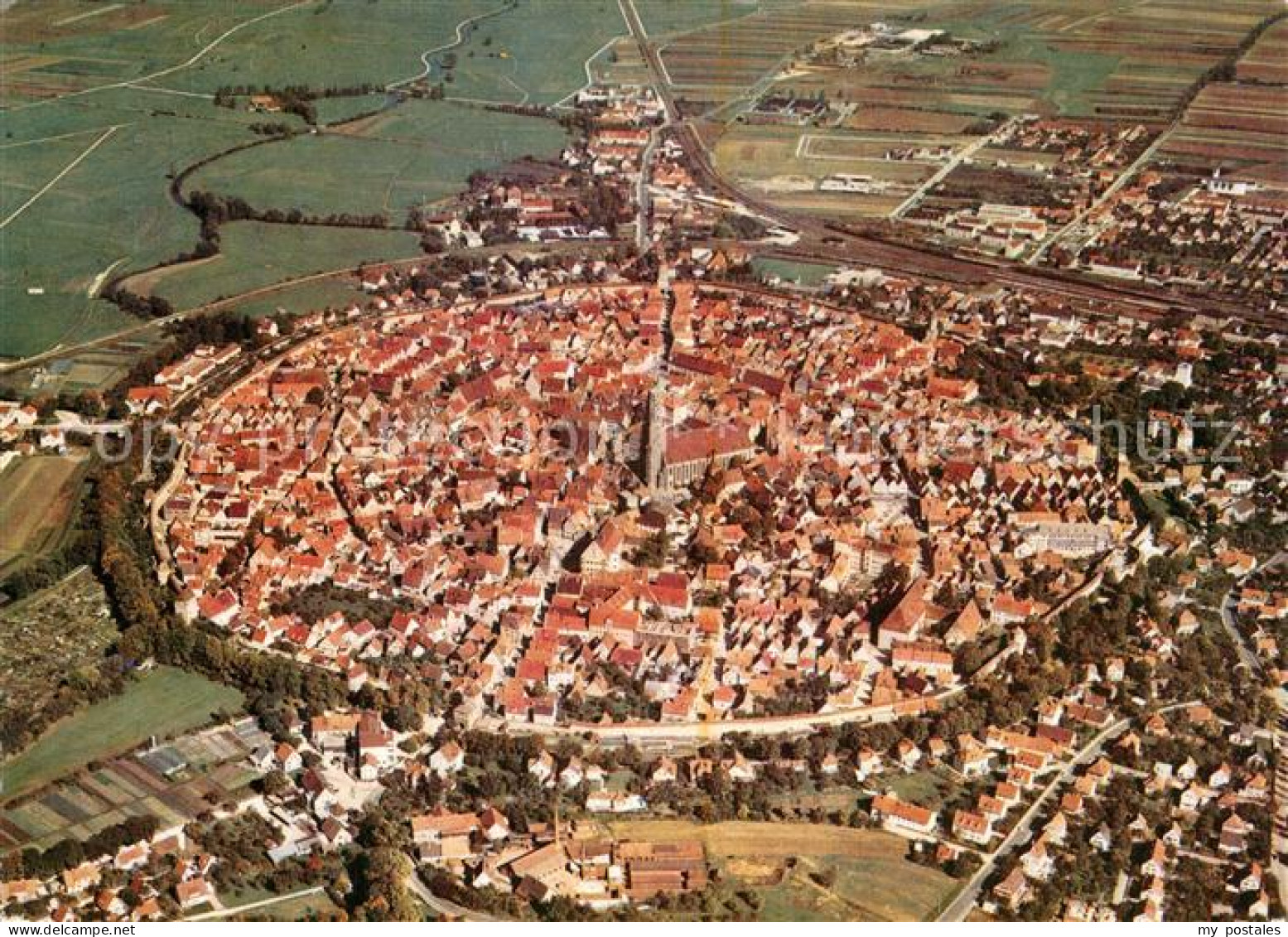 Noerdlingen Fliegeraufnahme