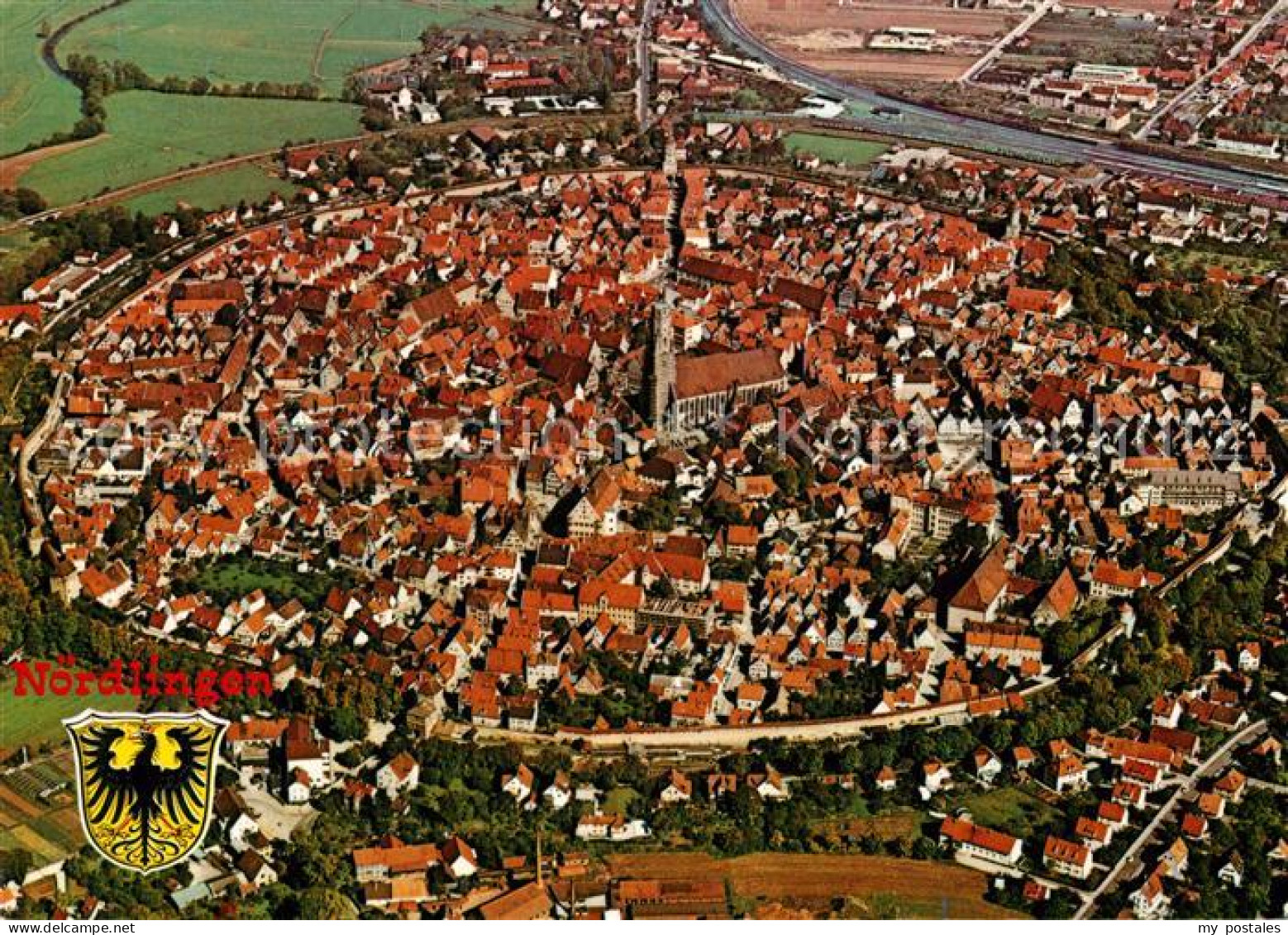 Noerdlingen Fliegeraufnahme