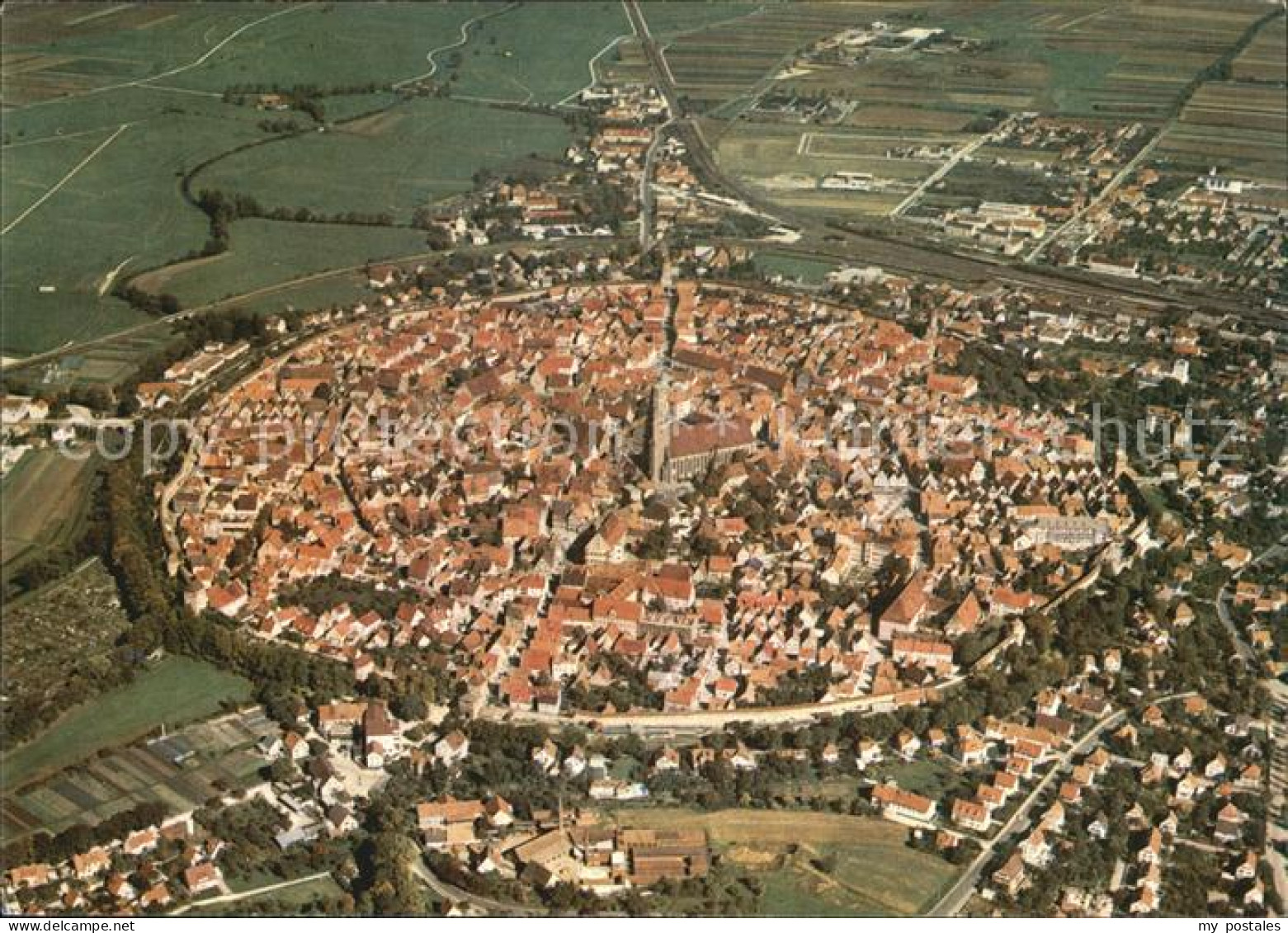 Noerdlingen Fliegeraufnahme