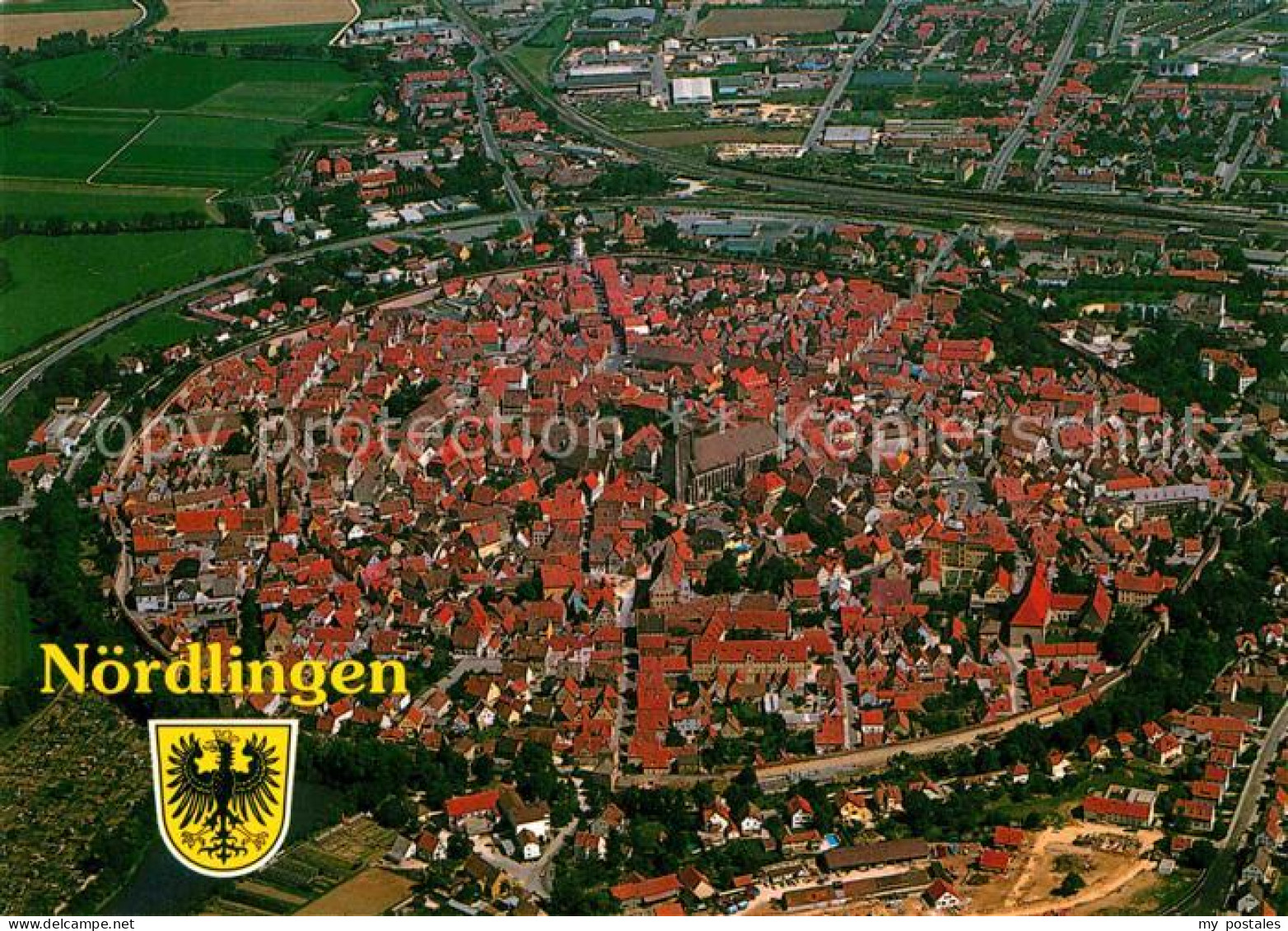 Noerdlingen Fliegeraufnahme