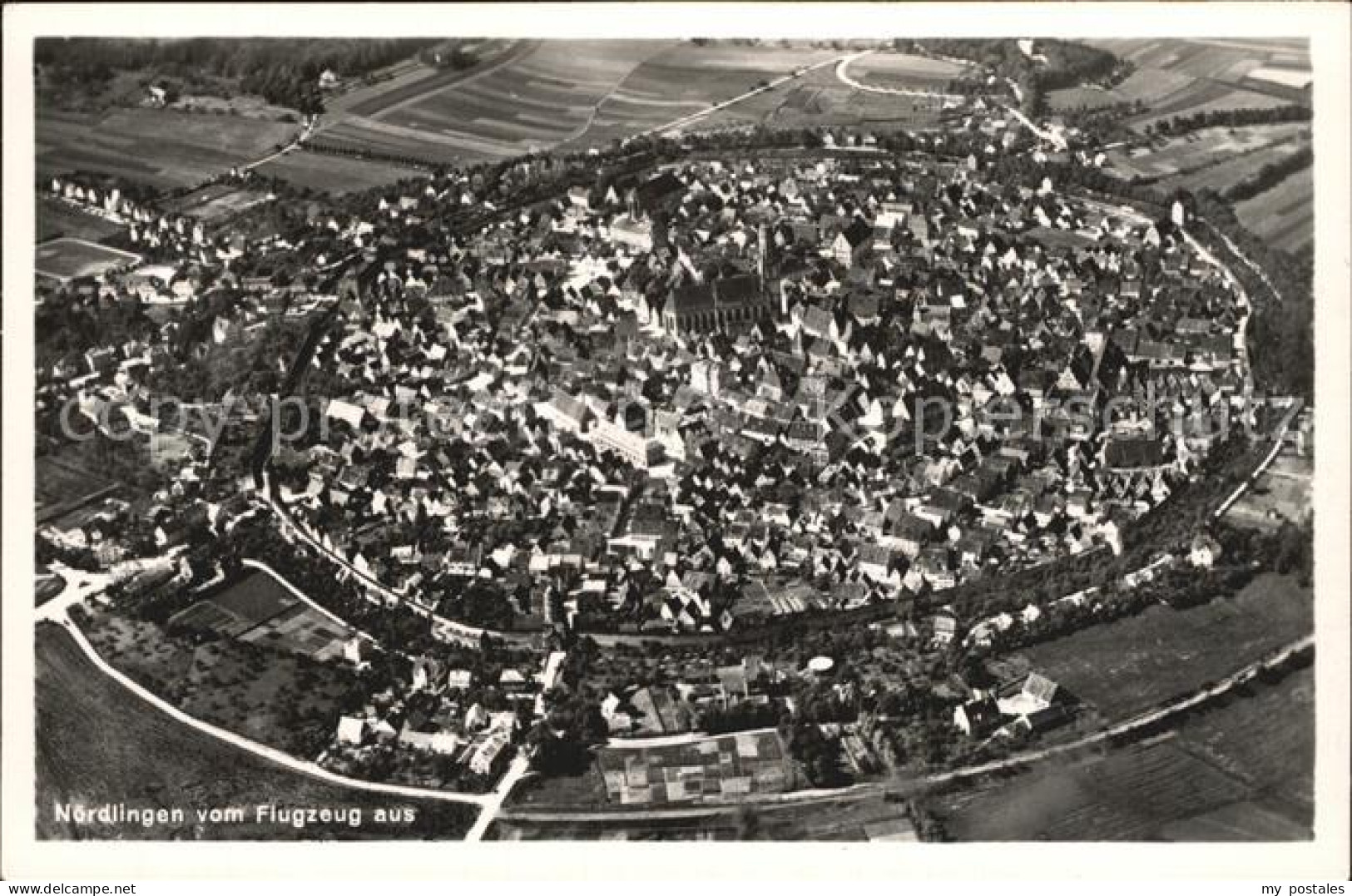 Noerdlingen Fliegeraufnahme