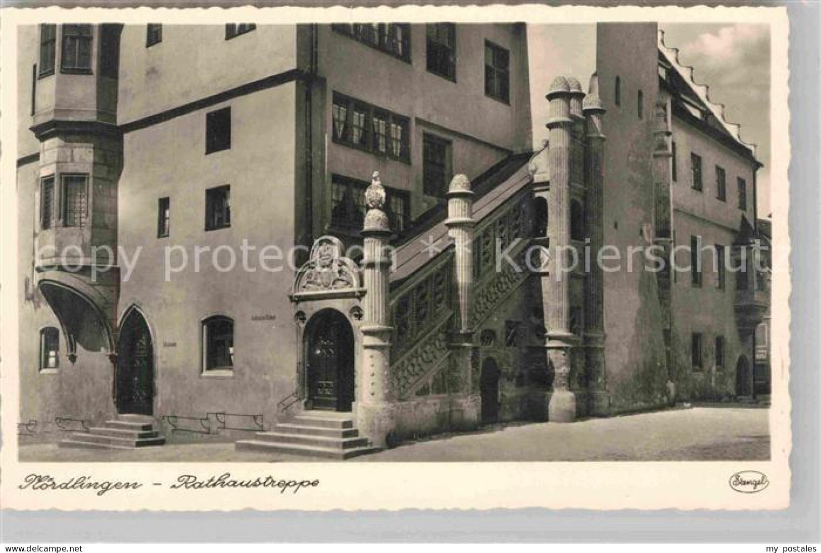 Noerdlingen Rathaustreppe