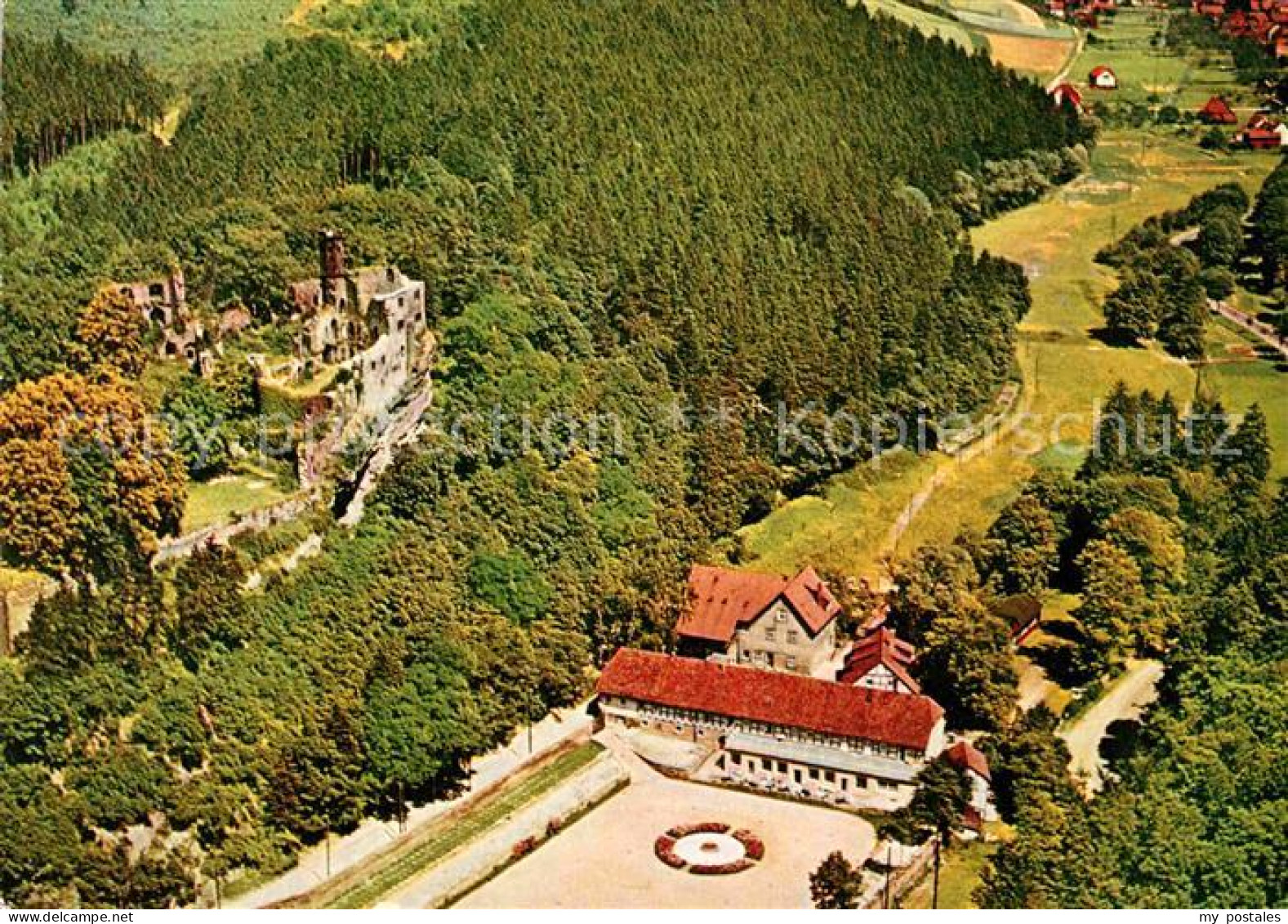 Noerten-Hardenberg Fliegeraufnahme Hotel Restaurant Burgschenke