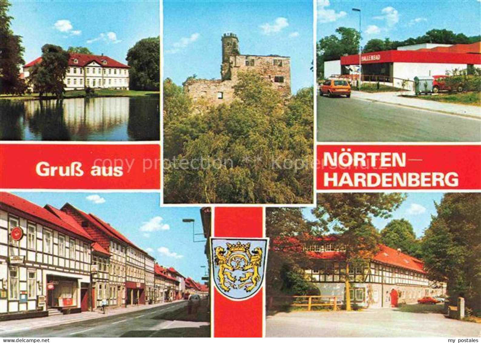 Noerten-Hardenberg Teilansichten Burgruine Hauptstrasse